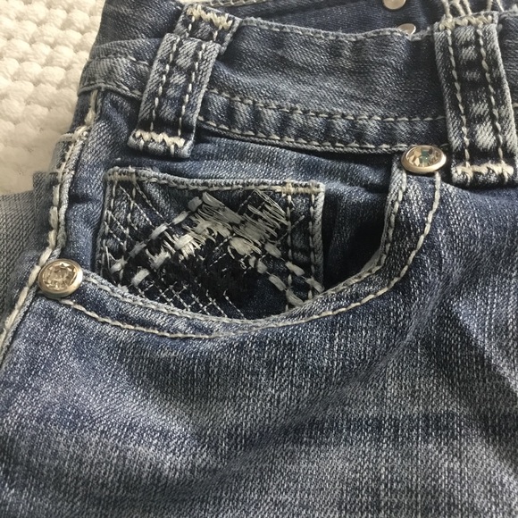 ROCK & ROLL COWGIRL JEAN WITH BLING DETAIL SZ 26X34 NWOT - Picture 8 of 8